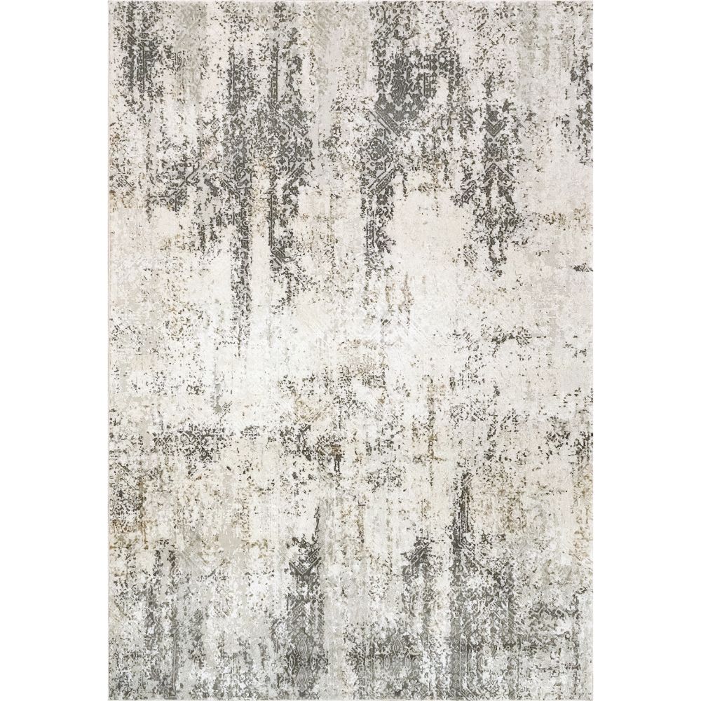Dynamic Rugs 27053 Quartz 7 Ft. 10 In. X 10 Ft. 10 In. Rectangle Rug in Ivory / Grey